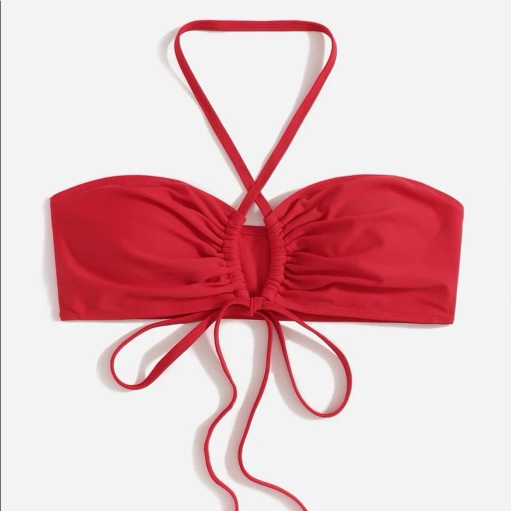 Red bikini top